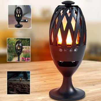 

TWS Simulation Flame Light Wireless Bluetooth Speaker Mini Outdoor Portable Light o