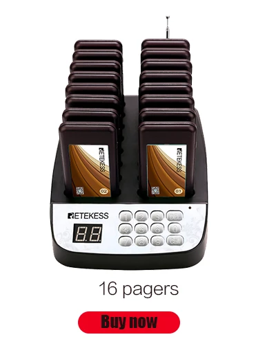 Retekess t113 restaurante pager sem fio convidado