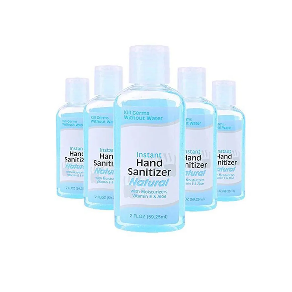 

5PCS Portable Disposable Hand Sanitizer Bottle Quick-Dry Lasting Disinfection Travel Daily Hand Sanitizer Soothing Gel Bottle