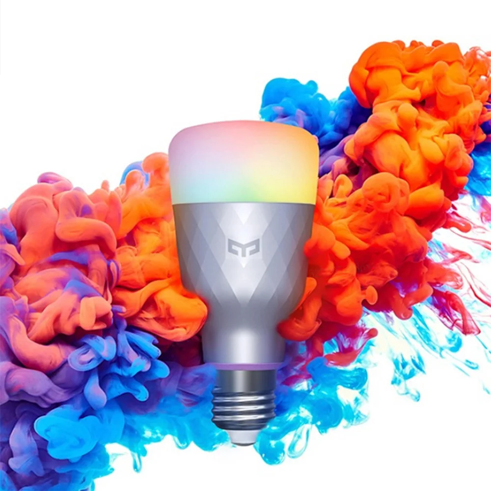 

Yeelight 1SE Smart Bulb LED E27 6W RGB Wireless Voice Control Colorful Light AC100-240V Work for Google Assistant