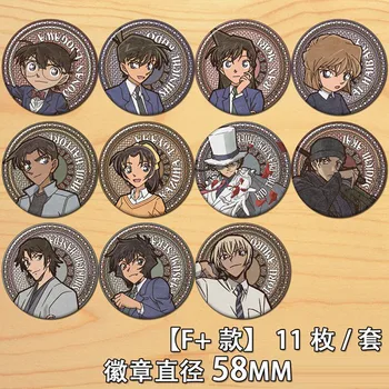 

Anime Detective Conan Akai Shuuichi Kaitou Kiddo Bedge Button Brooch Pins Breastpin Backpacks Bedge Cosplay Accessories Gifts