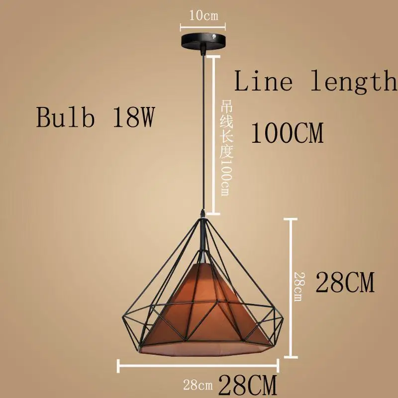 DIY Лофт классический декоративный светильник освещение AC 85 V-260 V винтажная Скандинавская железная люстра несколько регулируемых Ретро подвесных ламп - Испускаемый цвет: Белый