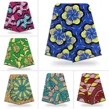 Хлопок, настоящий воск, Анкара, ткань, африканская ткань с принтом для свадебного платья, ткань, африканская ткань, восковая ткань Y03