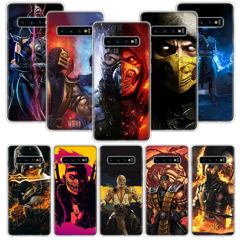 Хит чехол Mortal Kombat для Samsung Galaxy S10 S20 Ultra Lite NOTE 10 9 8 S9 S8 + S7 Edge J4 J6 J8 2018 Plus