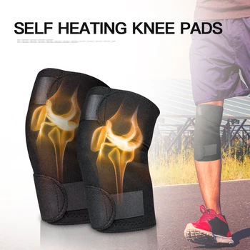 

Tourmaline Magnetic Adjustable Self-Heating Knee Pads With Tourmaline Products Therapy Knee Support Brace Ceinture Massager