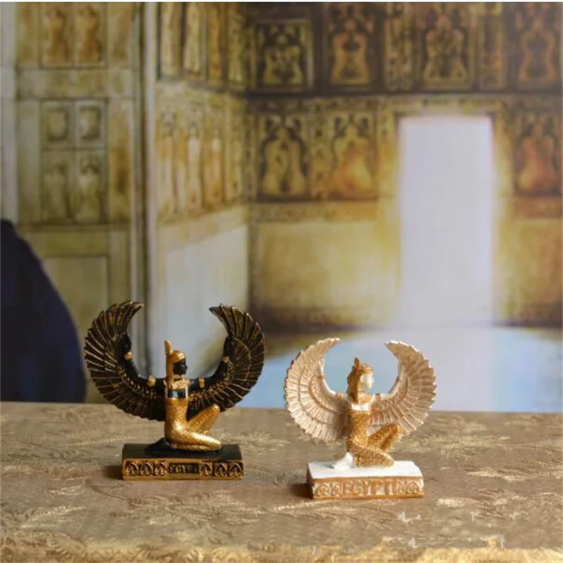 

Home Decoration Fashion Egypt Isis Goddess Sculpture Ornament Creativity Handmade Resin Craft Room Ornaments Gift