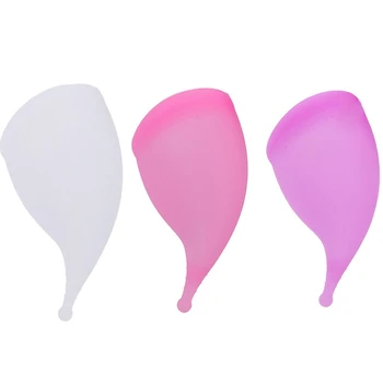 

Grade Silicone Menstrual Cup Feminine Hygiene Copa Menstrual Lady Period Cup Coppetta Mestruale Coupe Menstruelle