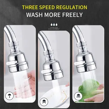 

Kitchen Faucet Head Rotatable Faucet Sprayer Head Replacement -Splash Tap Booster for Kitchen