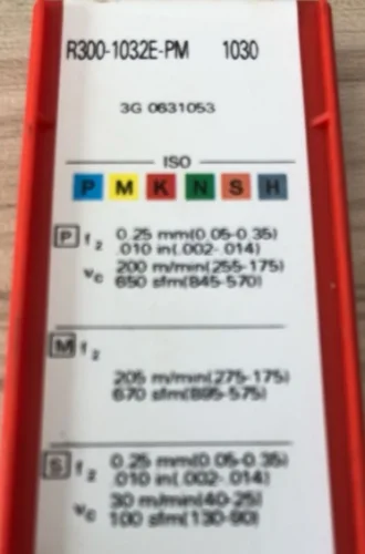 10 шт. карбидные вставки R300-1032E-PM1030