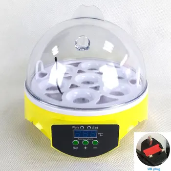 

220V Mini 7 Egg Automatic Incubator Poultry Incubator Brooder Digital Temperature Hatchery Egg Incubator Chicken Duck Bird