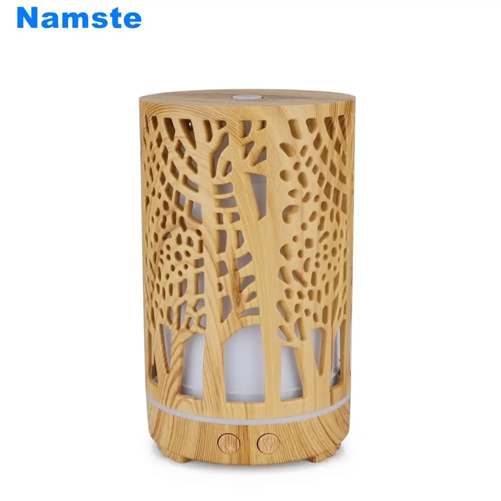 NMT-076 200ml Air Humidifier Essential Oil Aroma Diffuser Valentine's Day gift Air Purifier Hollow Cylinder Dropshipping