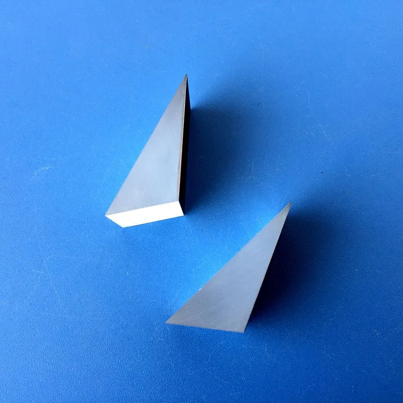 Треугольная призма обработки заводского стекла индивидуальные 97,5 градусов лазерное зеркало оптическое покрытие объектива