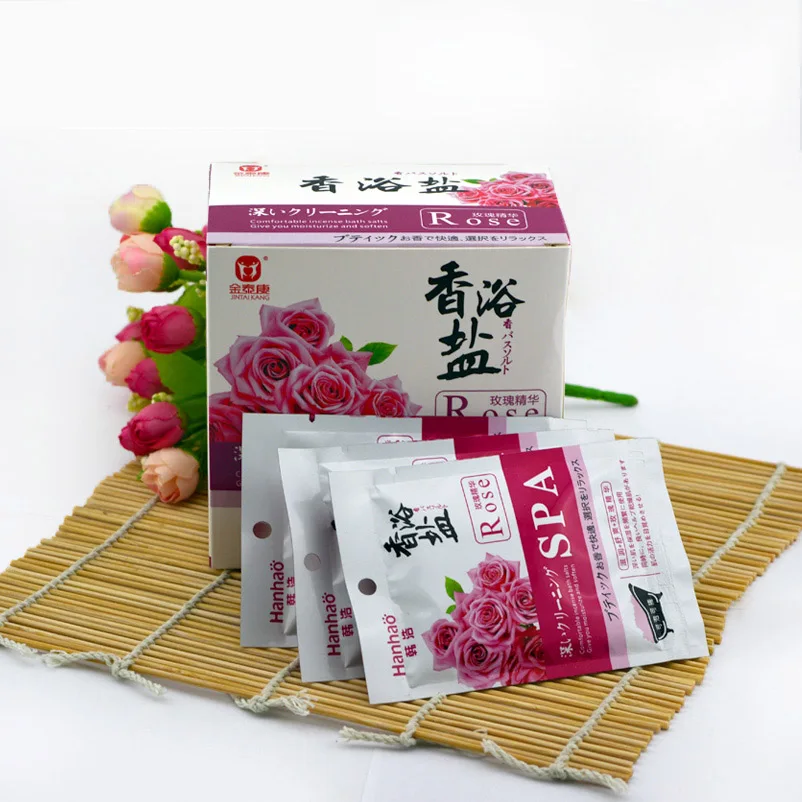 Порошок для ванны Jintaikang rose ног соль удобные соли с благовониями увлажнения и