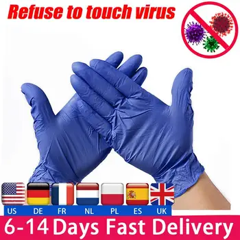 

20Pcs Professional Disposable Nitrile Gloves Resistant Gloves Level 5 Hands Protection Cover Kitchen Gloves