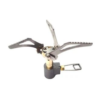 

Mini Gas Stove Portable Camping Oven Gas Stove Folding Outdoor Hiking Fishing Picnic Cooking Easy Installation Folding Burner