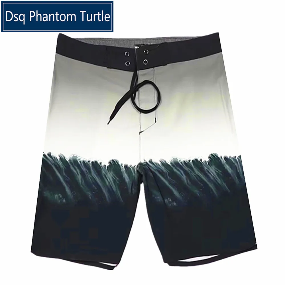 Топ бренд Dsq Phantom черепаха пляжные шорты мужские эластичные полиэстер спандекс плавки бермуды скейтборд Гавайские шорты - Цвет: U