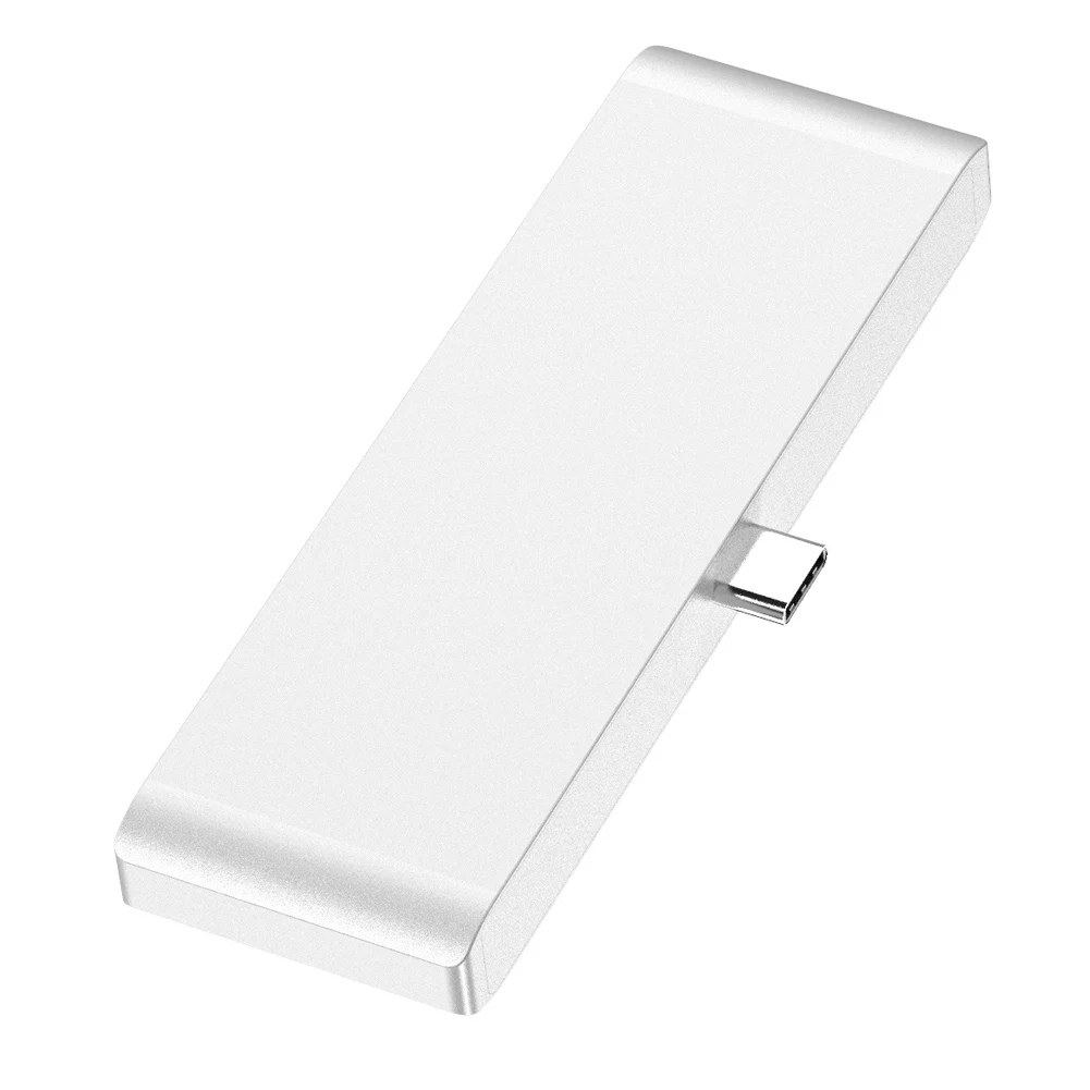 Горячая 4 в 1 Тип C к USB-C 4K HDMI USB 3,0 3,5 мм аудио концентратор адаптер для iPad Pro BUS66