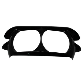 

Motorcycle ABS Dual Headlight Bezel Scowl Outer Fairing Cover for Harley Road Glide 2015-2019