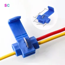 10 pièces/20 pièces fil connecteur Scotch Lock Snap AWG22-10 sans casser câble isolé sertissage rapide épissage bornes électriques