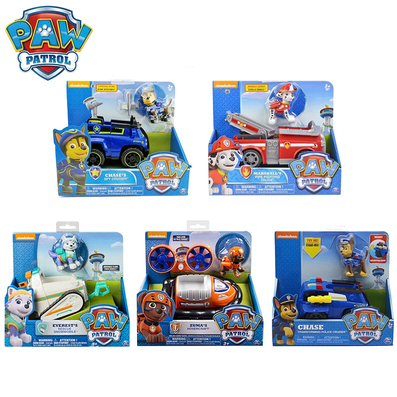 Paw Patrol спасательный набор собак игрушечный автомобиль Patrulla Canina игрушки фигурка