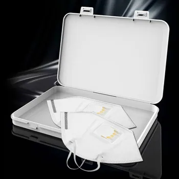 

Children's Mask Storage Box Disposable Mask N95 Mask Storage Box Portable Dustproof Face Masks Container Safe Pollution-Free