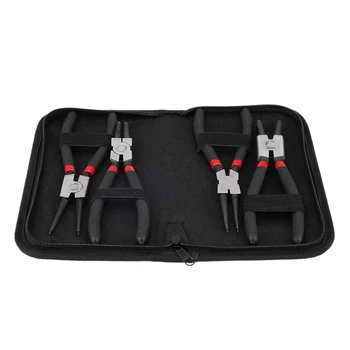 

4Pcs Portable 7 Inch Internal External Pliers Retaining Clips Multifunctional Snap Ring Circlip Pliers for Hand Tool