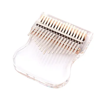 

1PC Kalimba Portable 17 Keys Concave Shape Durable Transparent Thumb Piano Musical Instrument Finger Piano for Beginner Students