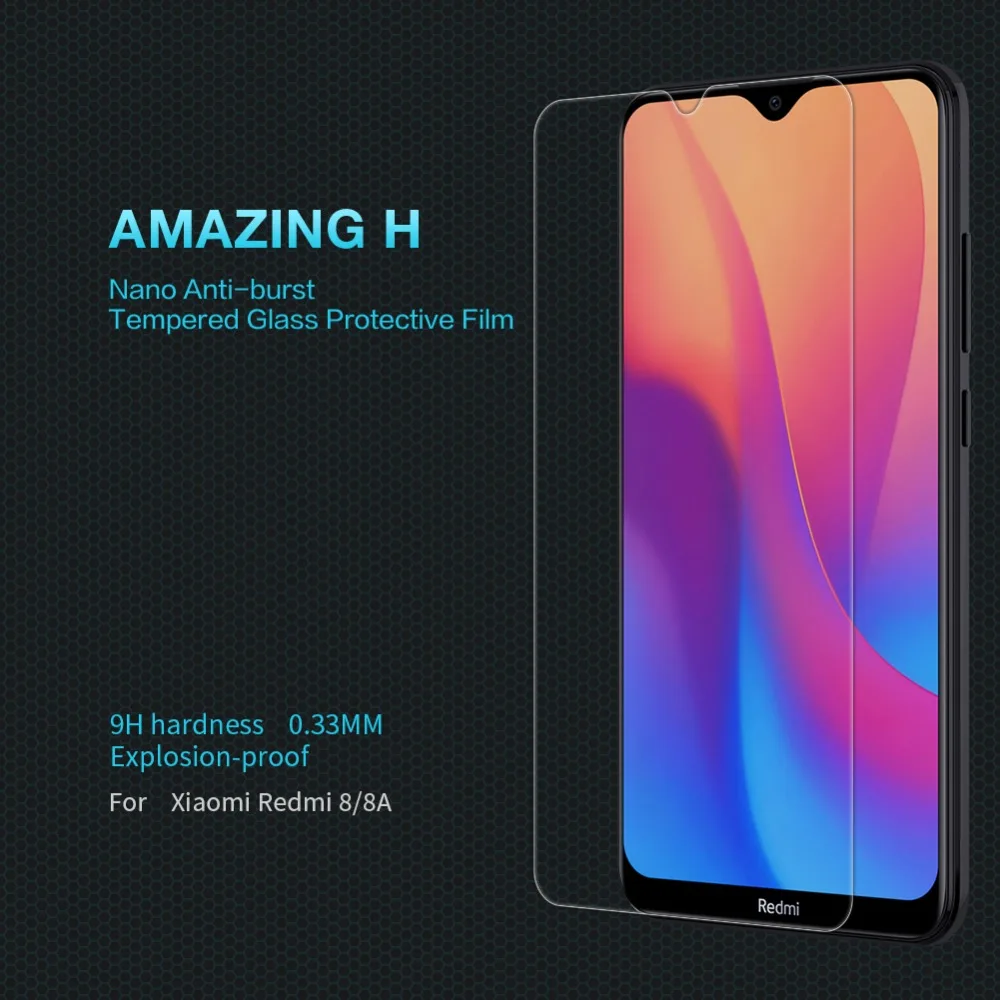 Для Xiaomi Redmi 8 8A 7A 7 6 6A Стекло закаленное стекло Nillkin Экран Защитная крышка для Xiaomi Redmi 8 8A 7A iPhone 7 6 Plus Pro 6A 5 Plus Стекло