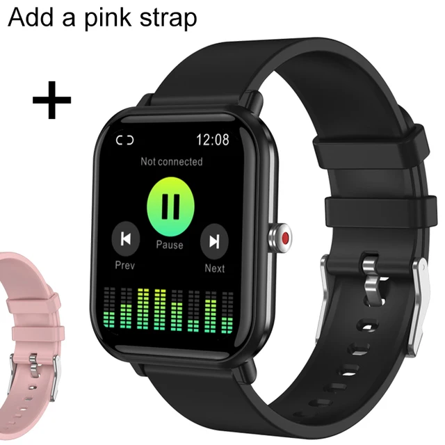 2021 Newest Smartwatch Body Temperature Detection Fitness Tracker Watches Bluetooth Weather Forecast IP68 Waterproof Smart Watch 