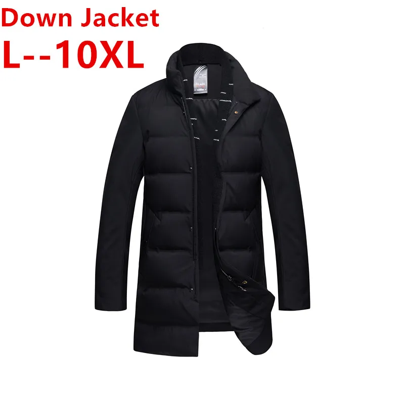

Plus 10XL 8XL 6XL 5XL Winter Mens Duck Dow Jackets Business Casual High Quality Warm Male Brand Clothing Slim Fit Western Style