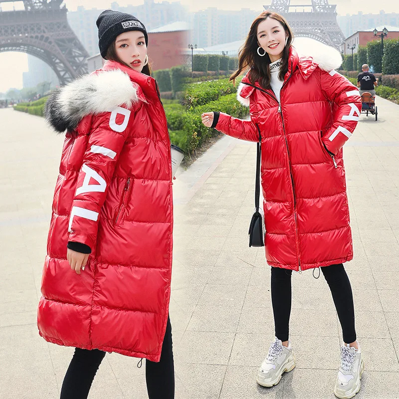 

Ou natural detox liang Surface down Jacket Cotton-padded Clothes Women's Mid-length 2019 New Style WOMEN'S Cotton Padded Clothin