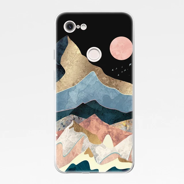 Painting Landscape Coque for Google Pixel 5 4 4a 3 3a 2 XL Soft TPU Silicone Phone Cases For Pixel 6 Pro 4XL 3XL 2XL Cover Funda W4250