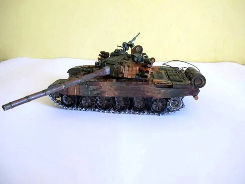 1:25 польский PT-91 основной боевой танк DIY 3D бумажные карты модели строительные наборы строительные игрушки развивающие игрушки Военная Модель