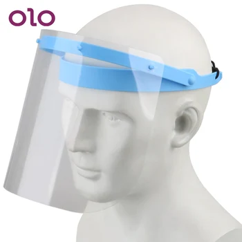 

OLO Full Face Covering Mask Visor Shield Transparent Protective Mask Full Face Shield Mask Anti-fog Splash-proof Dustproof