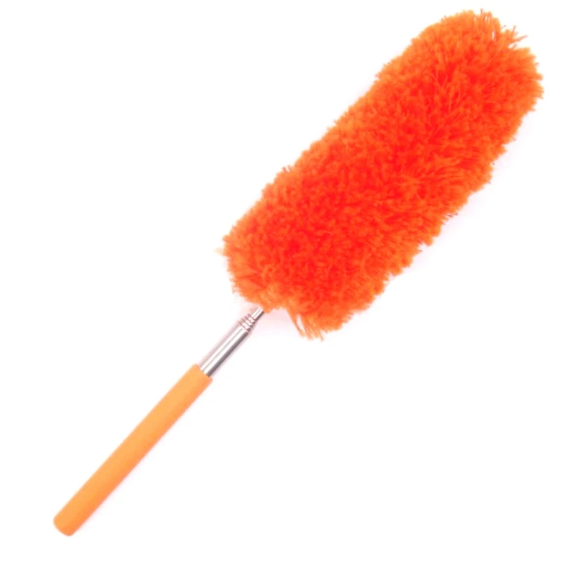 OR Полотенце из микрофибры для чистки машины Щетка авто окно Duster Выдвижная нержавеющая стальная длинная ручка восковый порошок моющийся Drag восковая шайба щетка - Цвет: OR