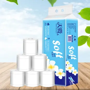 

New Toilet paper 10 rolls of domestic coreless roll toilet paper high quality domestic coreless thickened toilet paper