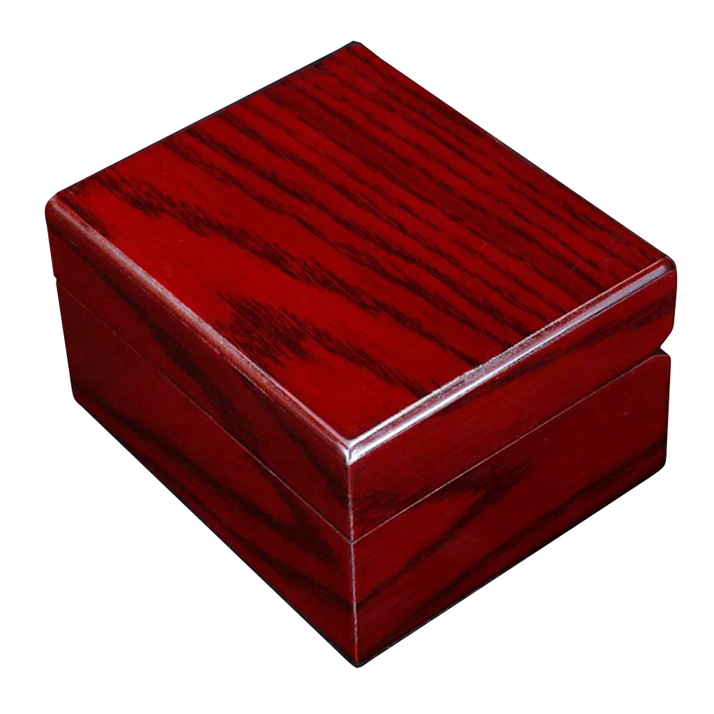 Watch Box Single Slot Luxury Watch Case Display Solid Wooden Men Women Travel Business Showcase