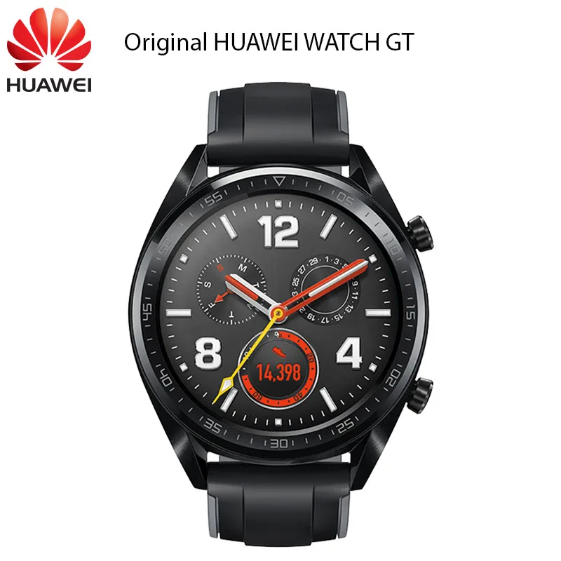 Оригинальные Смарт-часы HUAWEI WATCH GT спортивные часы с цветным AMOLED экраном 1 39 дюйма