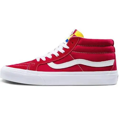 Классические Кроссовки Vans Sk8 мужская обувь средней высоты оригинальная для