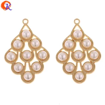 

Cordial Design 50Pcs 30*43MM Jewelry Accessories/DIY Parts/Earring Making/Imitation Pearl/Drop Shape/Hand Made/Earring Findings