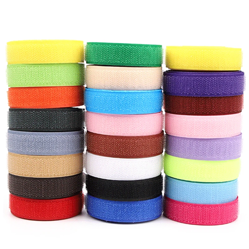 5cm Width Hoop and Loop no adhesive hook loop fastener tape sewing magic tape sticker strap couture clothing shoe
