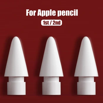 

1-8PCS Replace Nib Compatible For Apple pencil 2nd Gen High Sensitive Stylus Pen Tip Compatible For Apple Pencil 1 & 2 Spare Tip