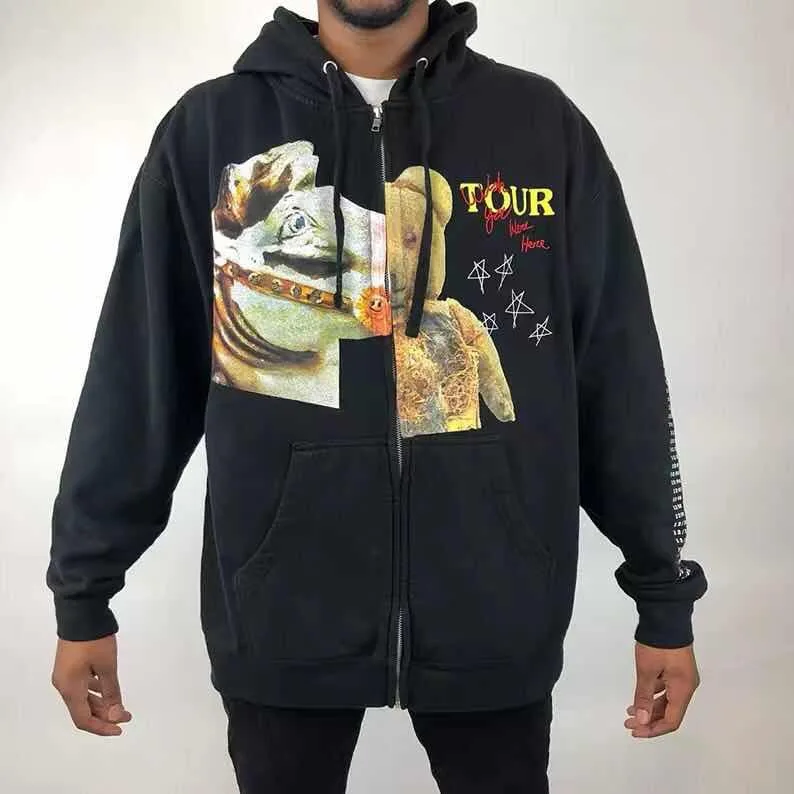 

19ss ASTROWORLD Hoodies Men Women Streetwear Xxxtentacion Embroidery High Quality Lil Peep Sweatshirts Hip-hop ASTROWORLD Hoodie