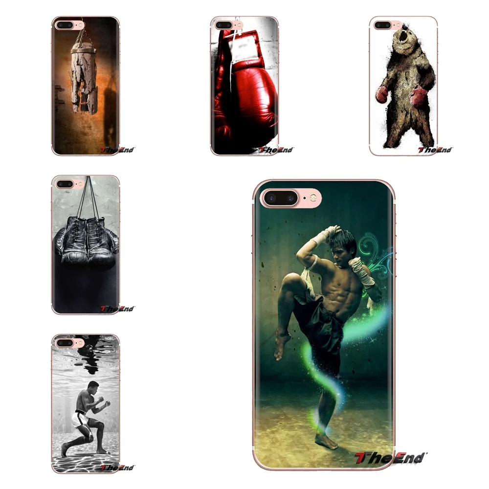 MOUGOL Muay Thai Fight Boxing For Huawei Mate Honor 4C 5C 5X 6X 7 7A 7C 8 9 10 8C 8X 20 Lite Pro Transparent Soft Cases Covers |