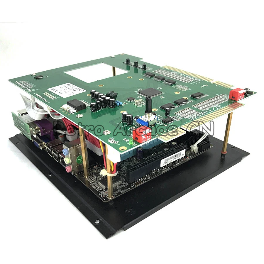 US $349.90 2 pcs 2019 in 1 game Board 24G CPU 40G Used HDD P4 motherboard JAMMA multi game board for arcade game machine CGA amp LCD cabinet