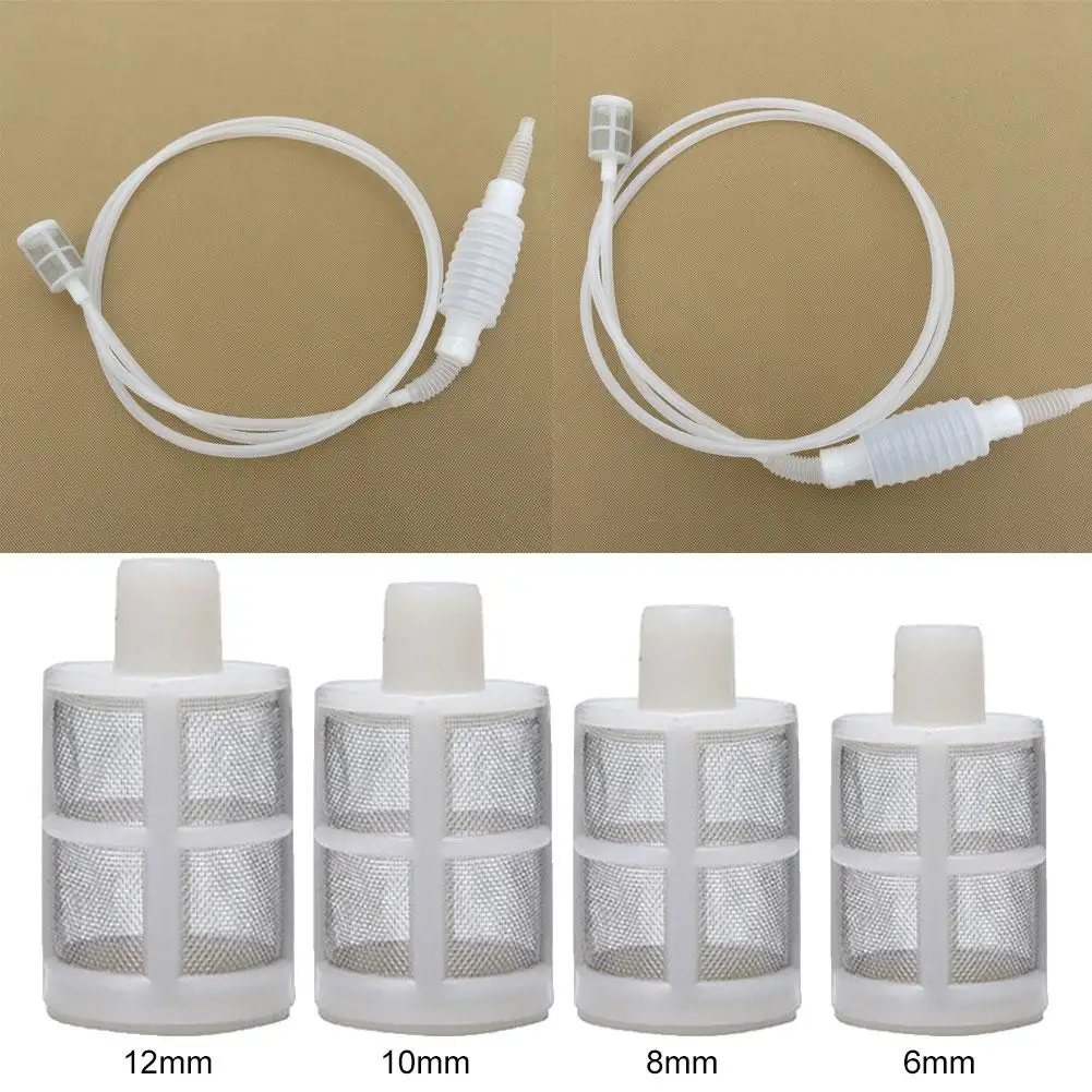 Stainless Steel Mesh Siphon Filter for Home Brewing Red Wine Beer Making ToolDrinking Straws
