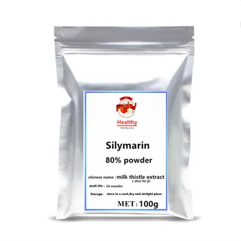 

High quality undefined 80% Silymarin Pure power Milk Thistle Extract Powder Liver Gold liver treatment shui fei ji free shipping