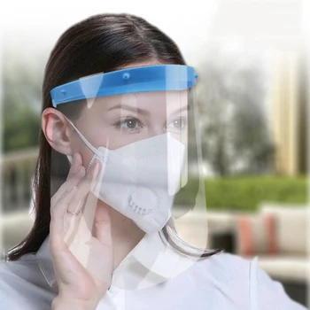 

Protective Adjustable Anti Droplet Dust Mask Saliva -proof Full Face Cover Mask Droplet Windproof 2020 Face Shield Washable