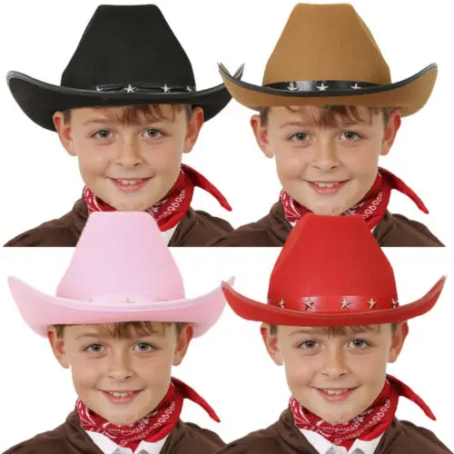 kids red cowboy hat