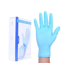 Одноразовые латексные рабочие перчатки безопасности татуировки проверки резиновые ПВХ антистатические нитриловые маслостойкие лабораторные перчатки